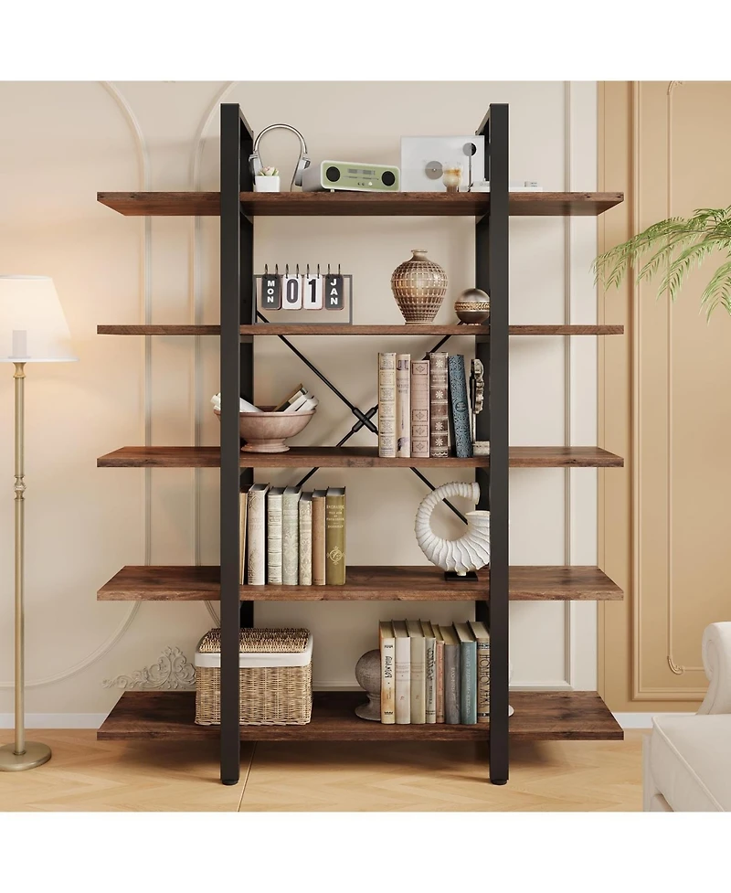 Tribesigns 5-Tier 70 Inch Tall Bookshelf