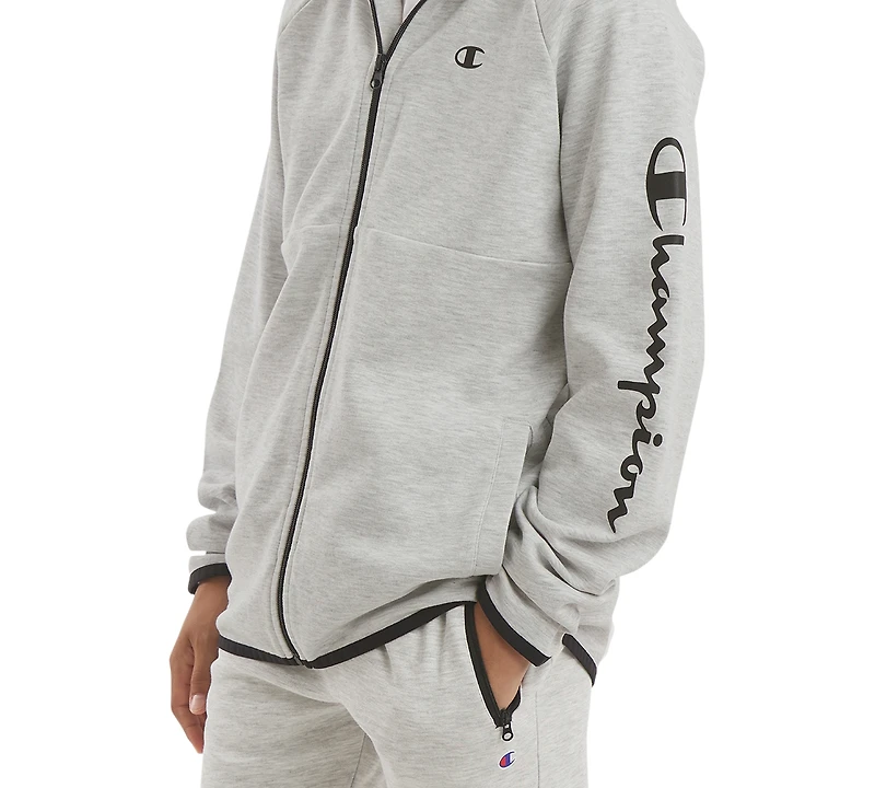 Champion Boys' 8-20 Full-Zip Hoodie and Jogger Pants, 2-Piece Set
