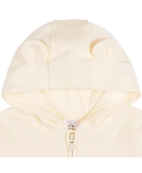 Gerber Baby 0M-24M Neutral Zip Front Sweatshirt, Artic Wolf
