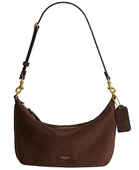 Coach Demi Suede Small Shoulder Handbag