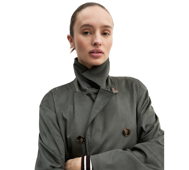 Emme Marella Women's Double-Breasted Belted Jacket