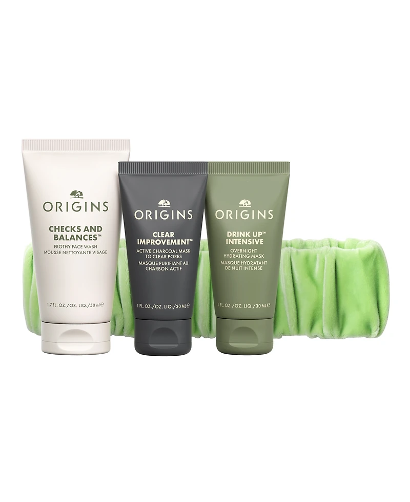 Origins 4-Piece Get Un-Ready Skincare Gift Set