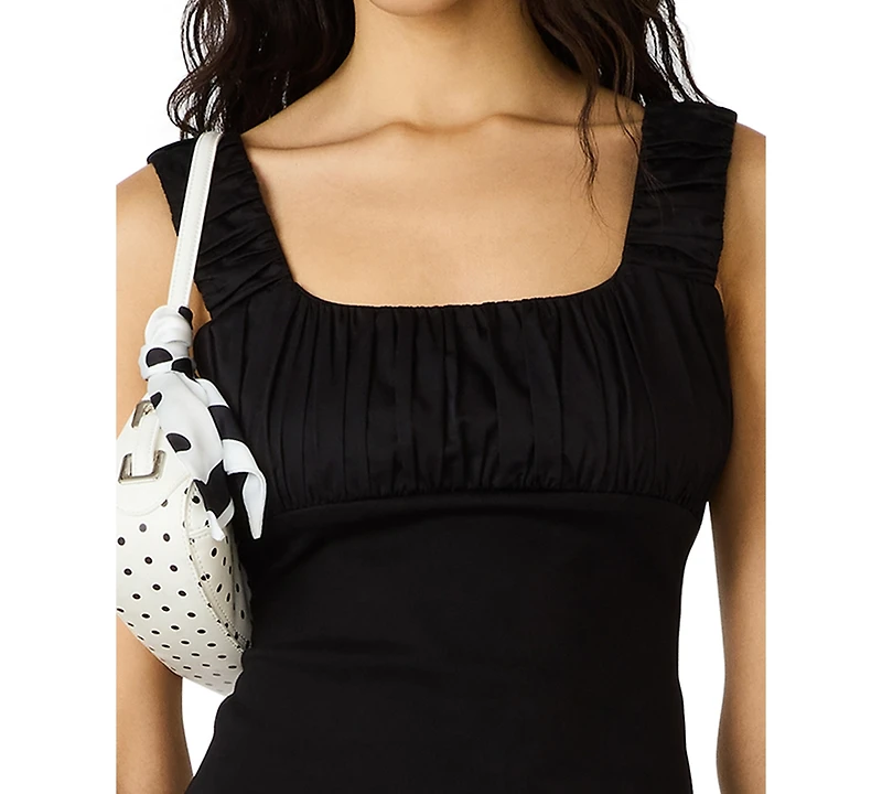 Steve Madden Juniors' Square Neck Dress