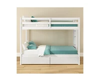 Grain & Grove Bear Furniture Plywood Twin/Twin with Underbed Storage Drawers