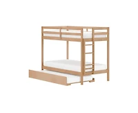 Grain & Grove Bear Plywood Twin/Twin with Trundle