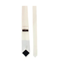 Trafalgar Men's Sutton Solid Color Silk Necktie and Pocket Square Combo