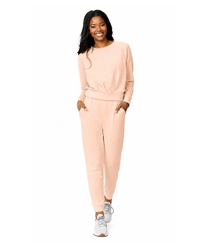 Cable & Gauge Women's Yummy Crewneck and Jogger Lounge Set