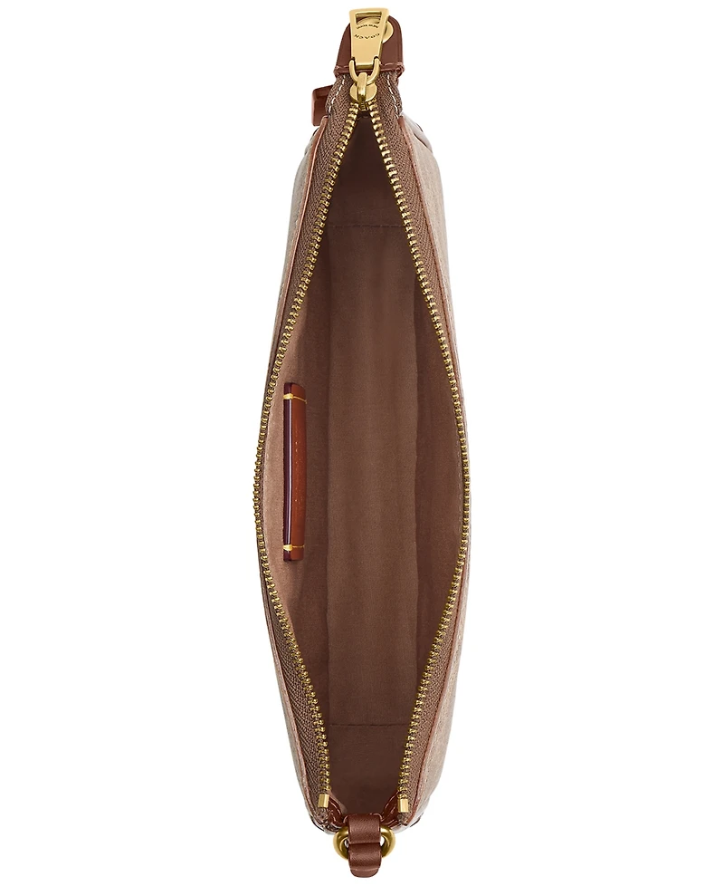 Coach Plaza Signature Leather Small Shoulder Handbag