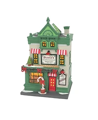 Department 56 Christmas in the City Light Up Santa's Corner Confectionery Figurine