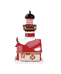 Department 56 Disney Village Keeping A Watch For Santa Light-Up Lighthouse Figurine