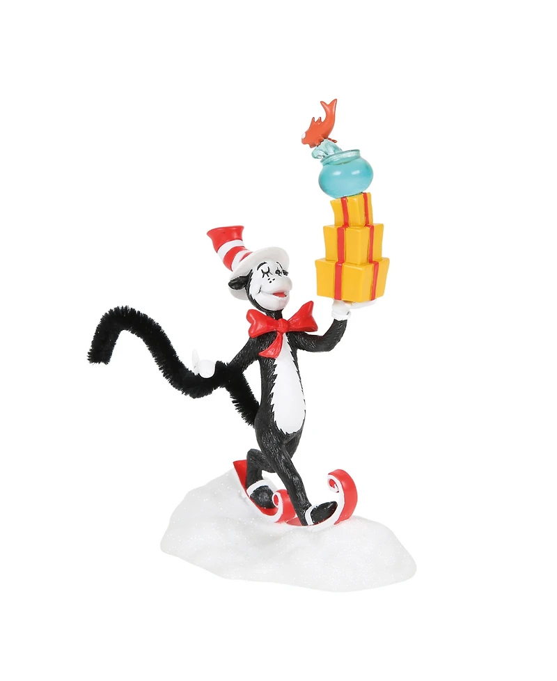 Department 56 Grinch Village Looking' Dapper Cat In The Hat Figure