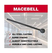 Sevorley All Steel Casting Fitness Mace for Strength Training, Conditioning and Functional Workouts