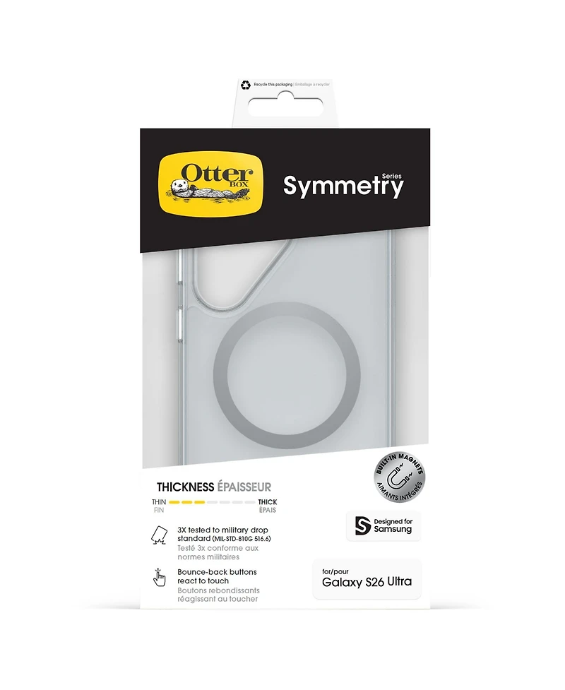 OtterBox Symmetry Clear Magnetic Wireless Charging Case for Samsung Galaxy S26 Ultra
