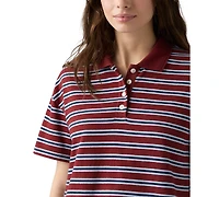 Levi's Women's Didion Rugby Short-Sleeve Collared Polo Shirt
