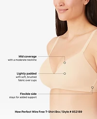 Wacoal Women's How Perfect Soft Cup Bra 852189