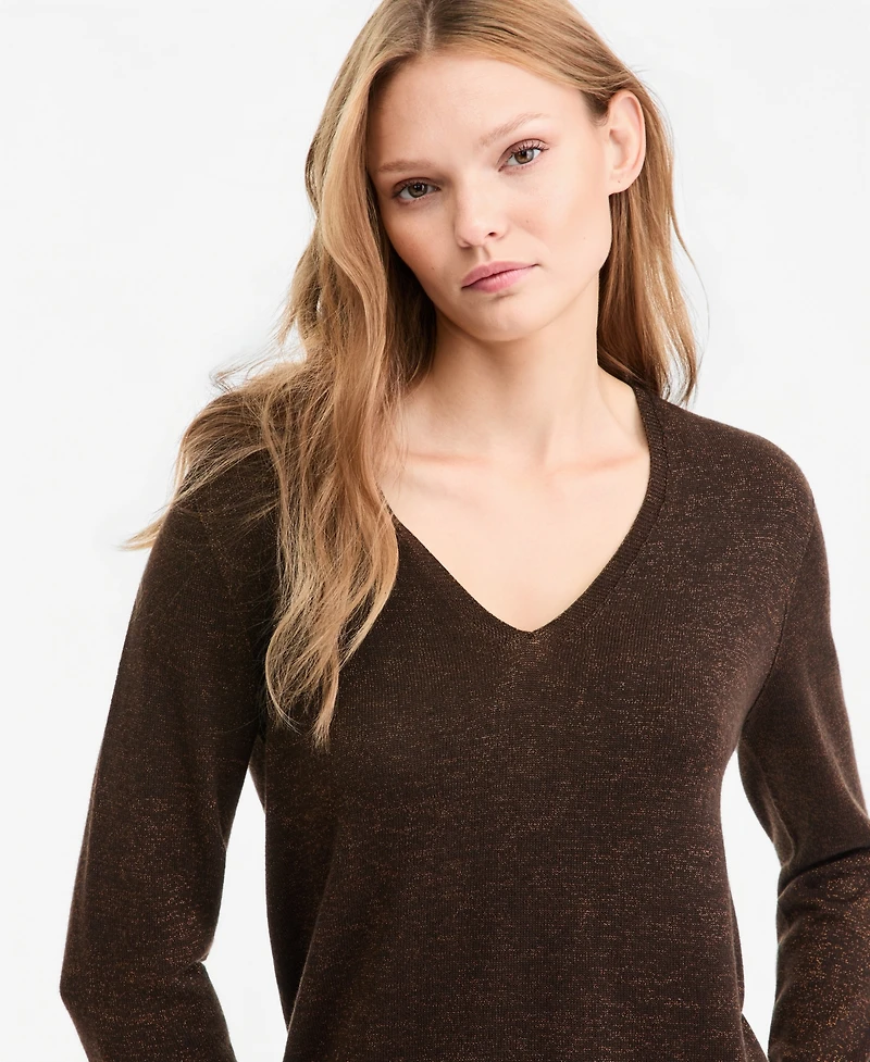 Kobi Halperin Women's Vinny V-Neck Lightweight Loose Sweater