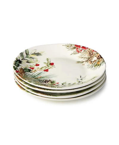 Certified International Woodland Dessert Plates, Set of 4