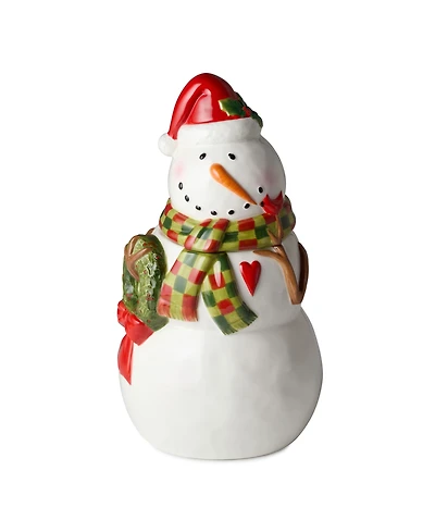 Certified International Snowman Delight 3-d Cookie Jar