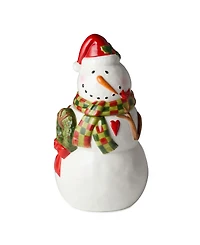 Certified International Snowman Delight 3-d Cookie Jar