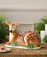 Certified International Winter Cabin 3-d Cookie Jar