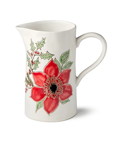 Certified International Festive Blooms Pitcher