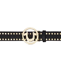 True Religion Studded Horseshoe Logo Belt