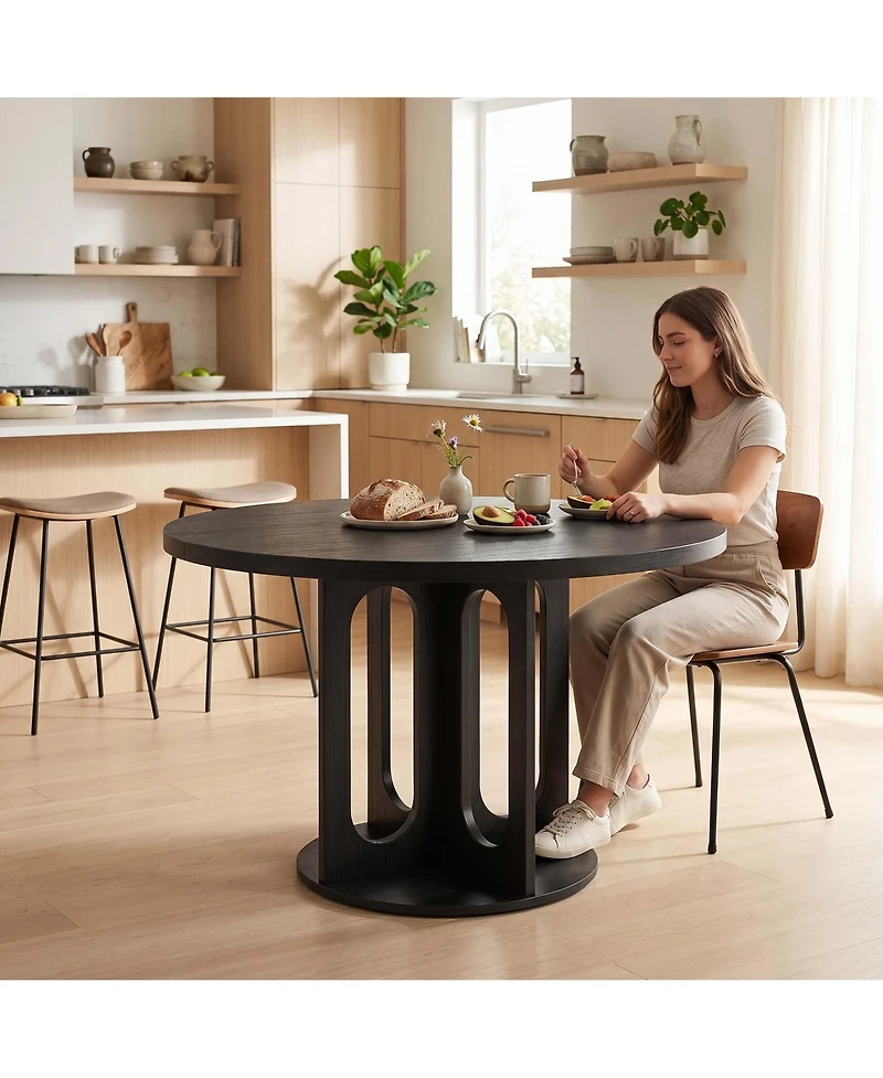 Gaomon 47" Round Dining Table for 4-6