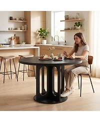 Gaomon 47" Round Dining Table for 4-6