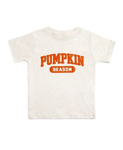 Sweet Wink Big Boys Pumpkin Season Puff Ink Short Sleeve T-Shirt