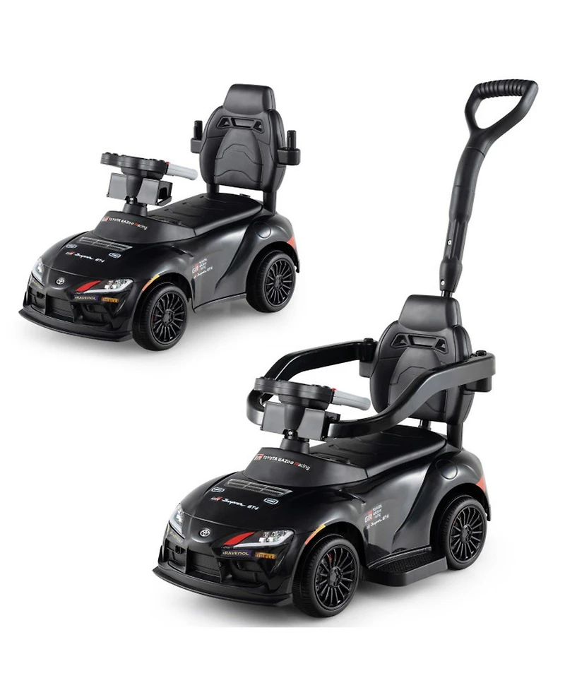 Hongge 3-in-1 Toddler Foot-to-Floor Sliding Car Ride-On, 44 lbs. Capacity, Ages 18 Months–5 Years