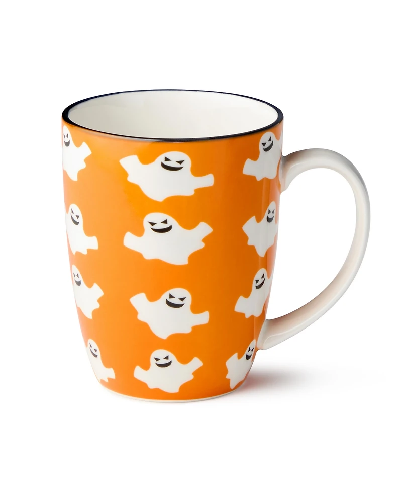 Certified International Halloween Pad Print Mugs, Set of 6