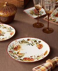 Certified International Autumn Meadows Dinner Plates, Set of 4