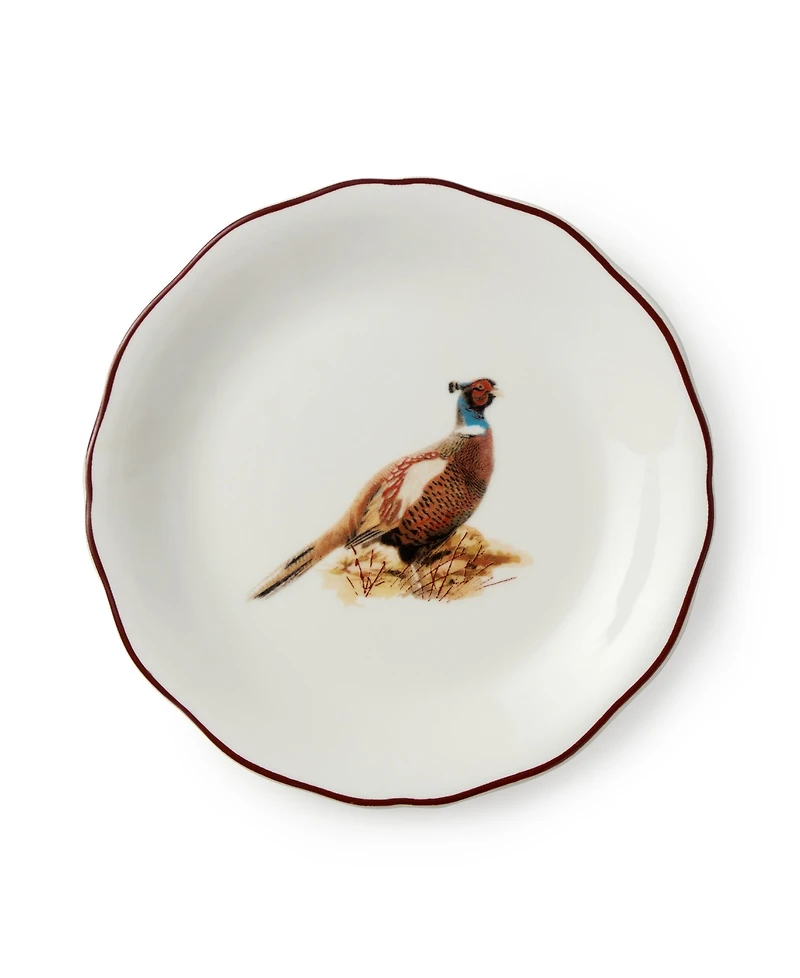 Certified International Pheasant Grove Canape Plates, Set of 4