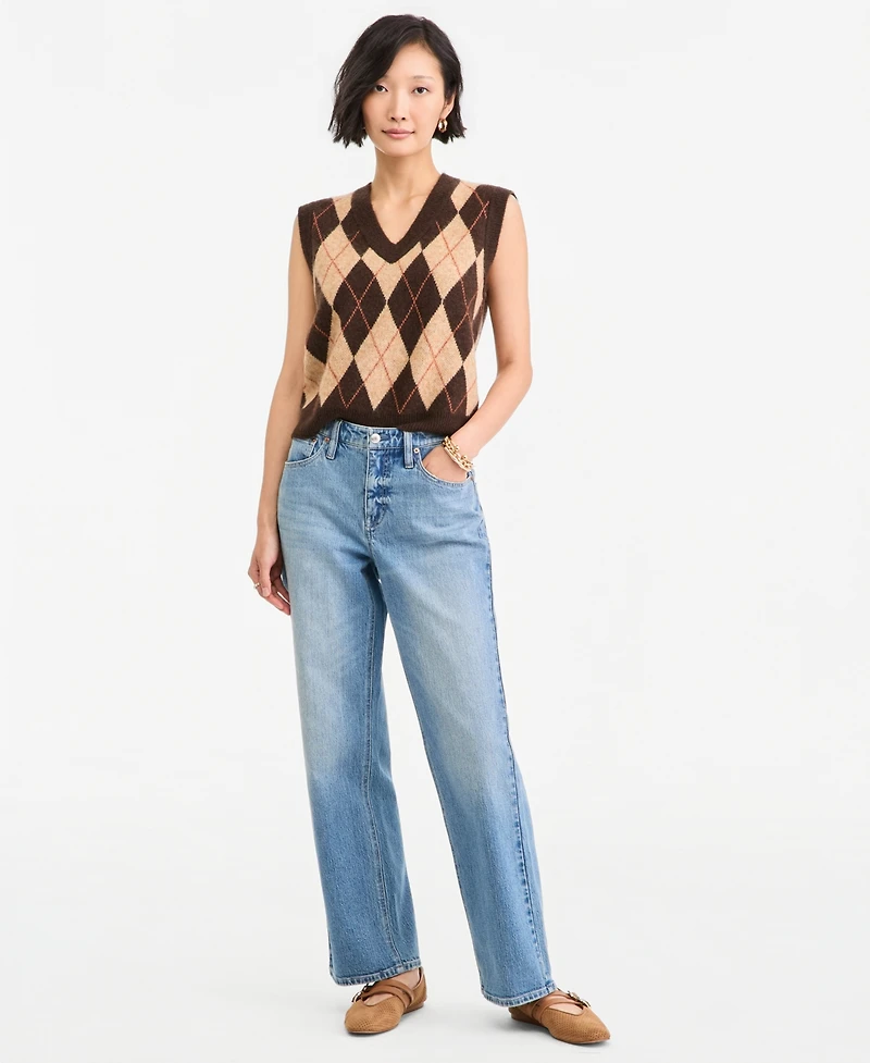 On 34th Women's Mid-Rise Relaxed Straight-Leg Denim Jeans, Macy's Exclusive