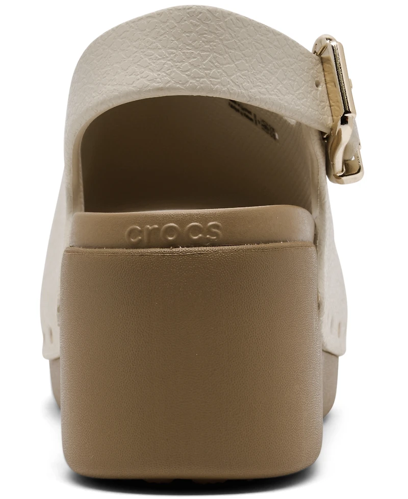 Crocs Women's Dylan Studded Platform Slide Sandals from Finish Line
