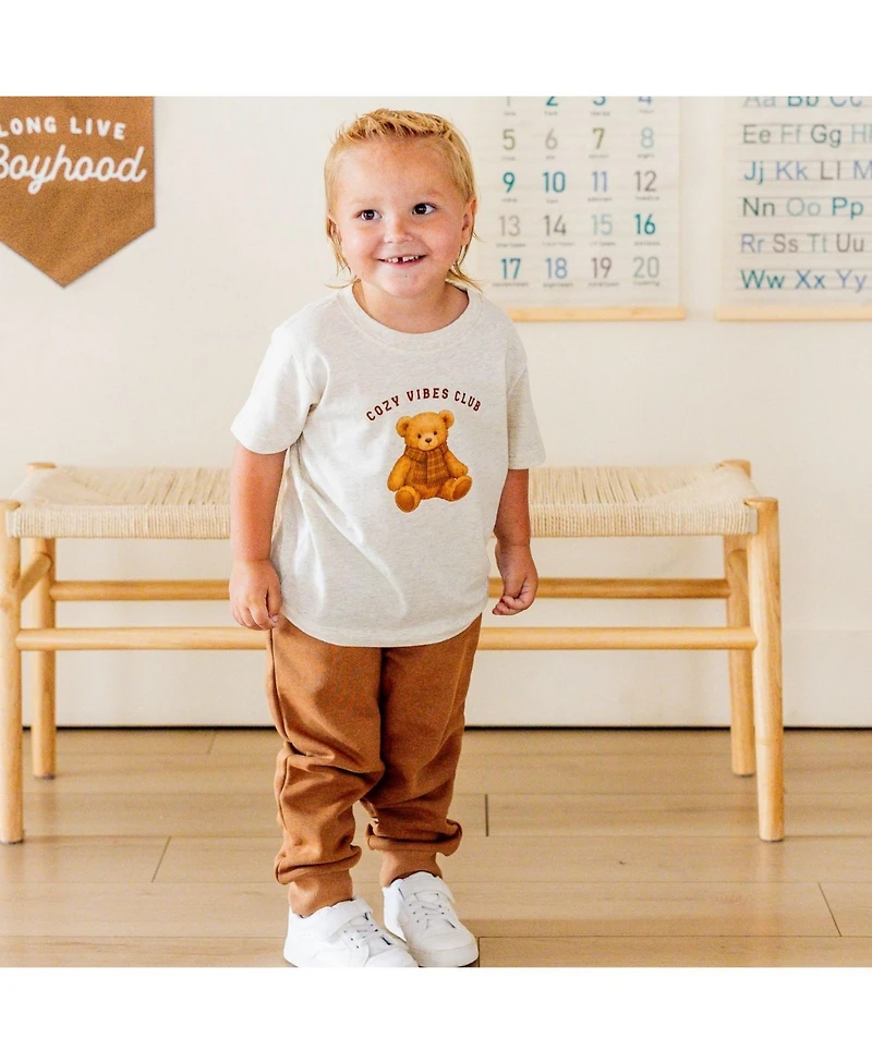 Sweet Wink Little Boys Cozy Teddy Short Sleeve T-Shirt