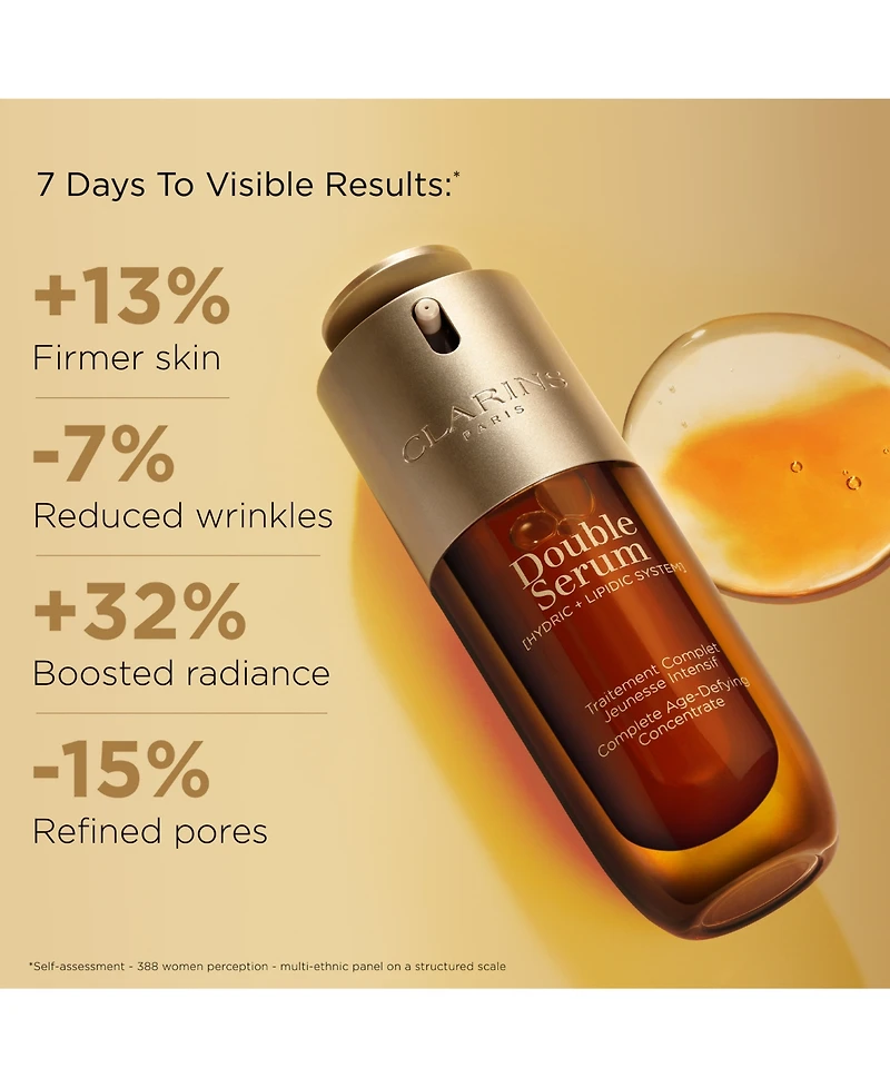 Clarins 3-Piece Double Serum Anti-Aging Gift Set