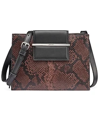 Calvin Klein Sybil Small Crossbody Adjustable Faux Leather Shoulder Bag