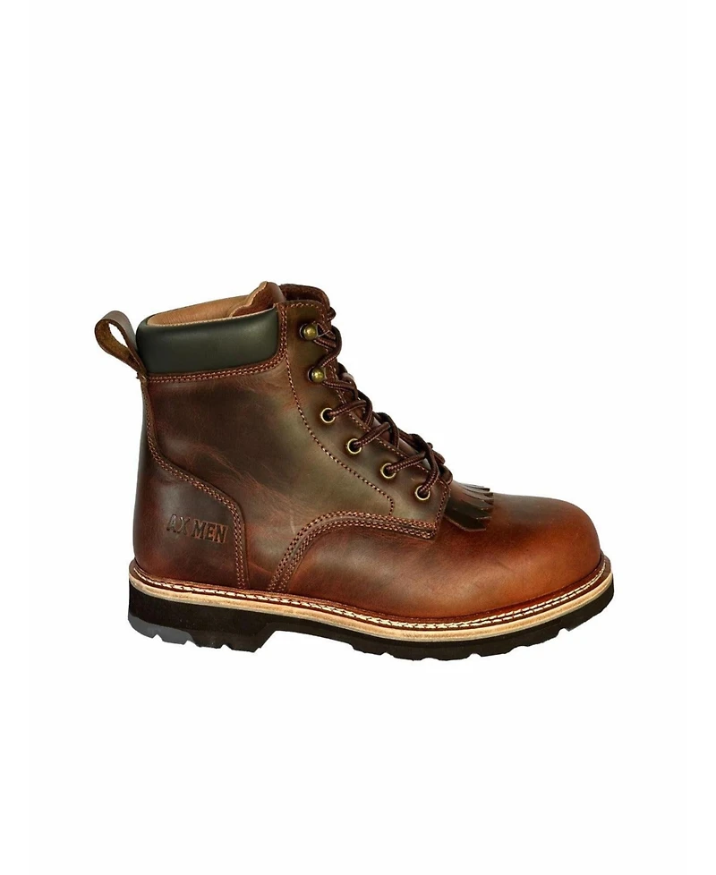 Ax Men Men's Boots Exodus 6 Inch Front Lace Steel Toe