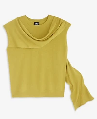 I.n.c. International Concepts Women's Sleeveless Scarf-Detail Sweater, Macy's Exclusive