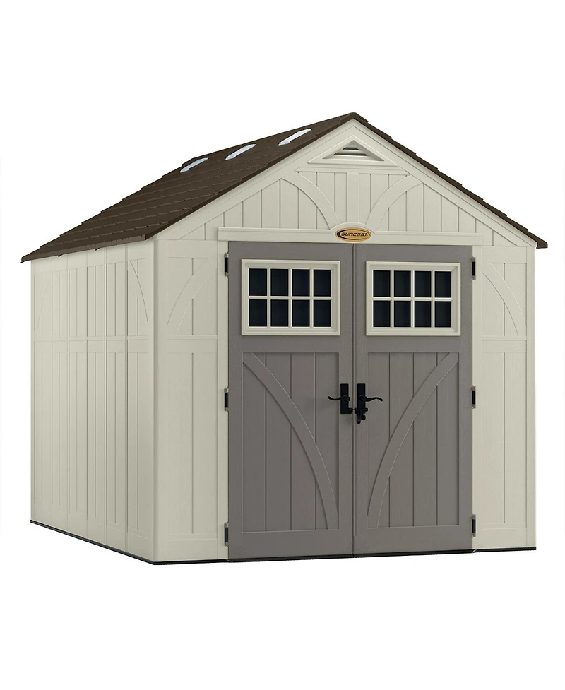 Suncast Tremont Heavy Duty Resin Storage Shed with Windows