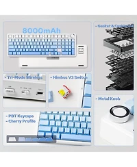 Aula F99 Pro Wireless Mechanical Rgb Backlit Gaming Keyboard