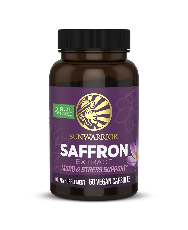 Sunwarrior Saffron Extract Capsules, Mood and Cognitive Support, , 60 Capsules