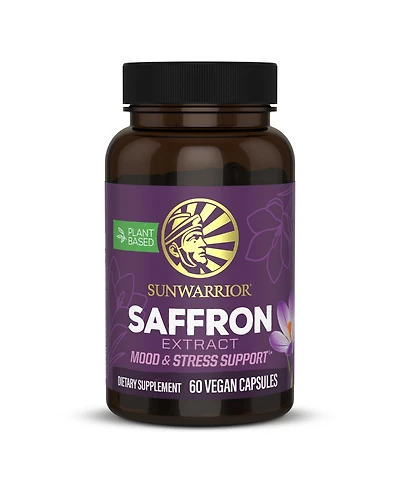 Sunwarrior Saffron Extract Capsules, Mood and Cognitive Support, , 60 Capsules