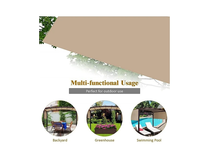 Slickblue Pergola Structure Universal Replacement Canopy Cover
