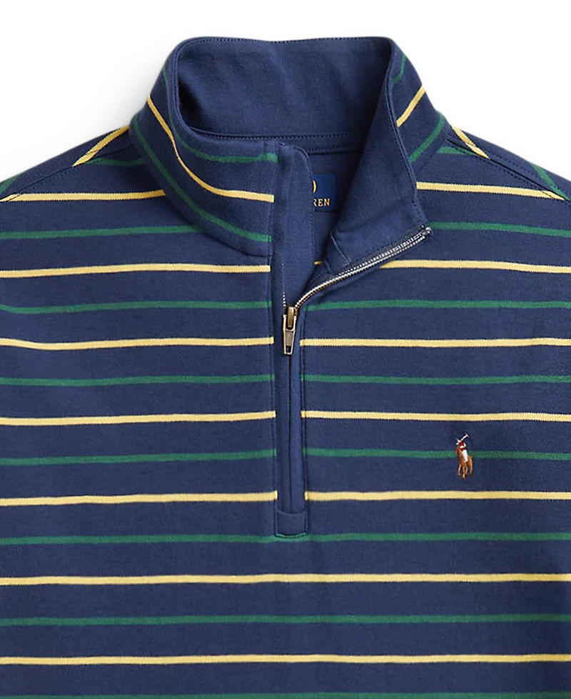 Polo Ralph Lauren Boys' 8-20 Interlock Quarter-Zip Shirt