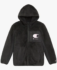 Champion Girls' 4-16 Full-Zip Hooded Sweatshirt