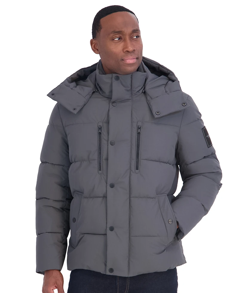 Michael Kors Men's Logo Parka Regular-Fit Jacket
