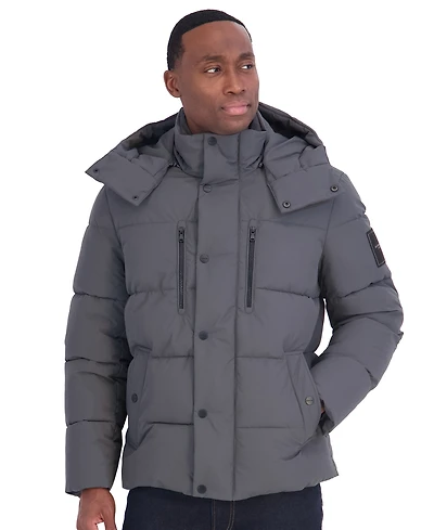 Michael Kors Men's Logo Parka Regular-Fit Jacket