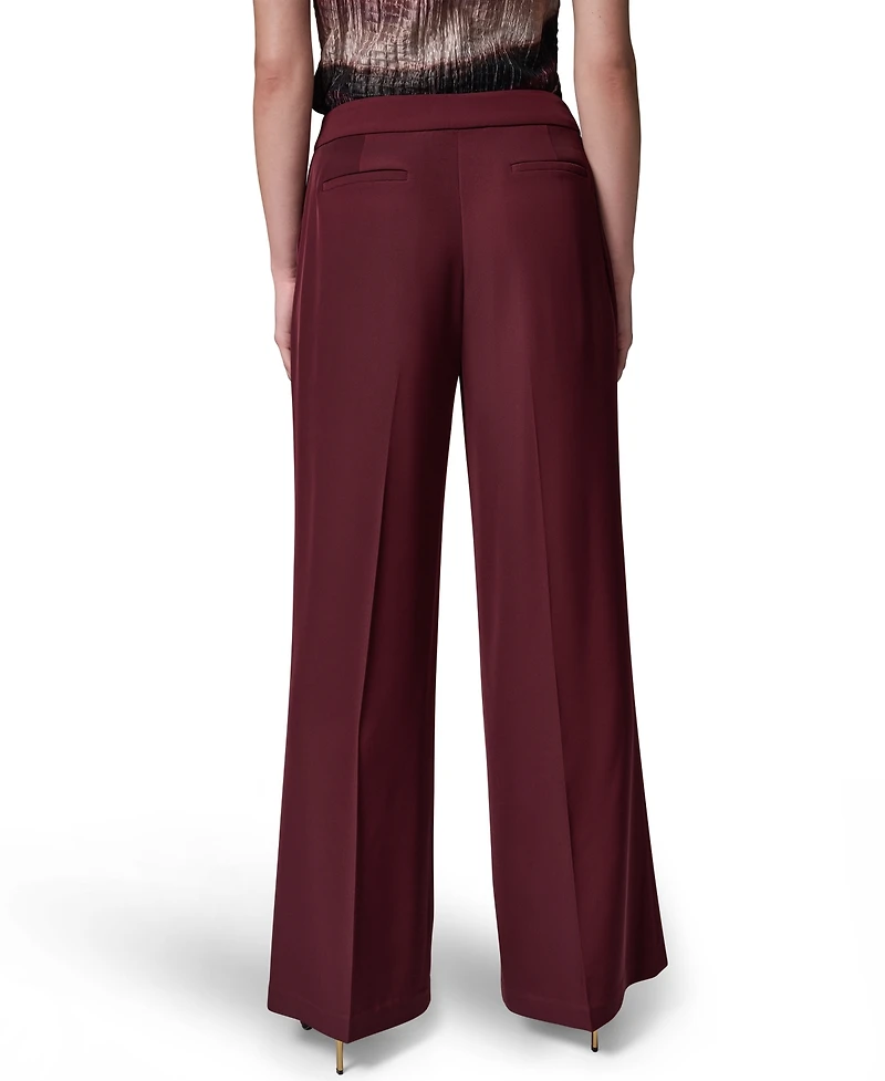 Donna Karan New York Petite High-Waisted Wide-Leg Pants, 29" Inseam